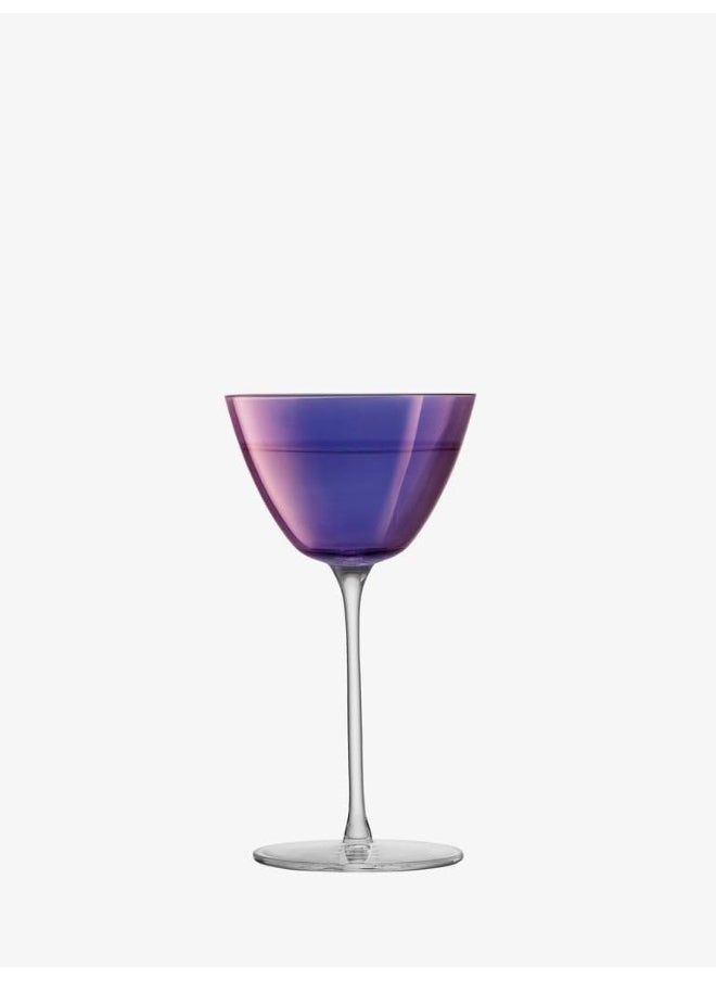 LSA International LSA International LS 579448 Paars Aurora Martini Glass 195 ml Set of 4  - Image 3