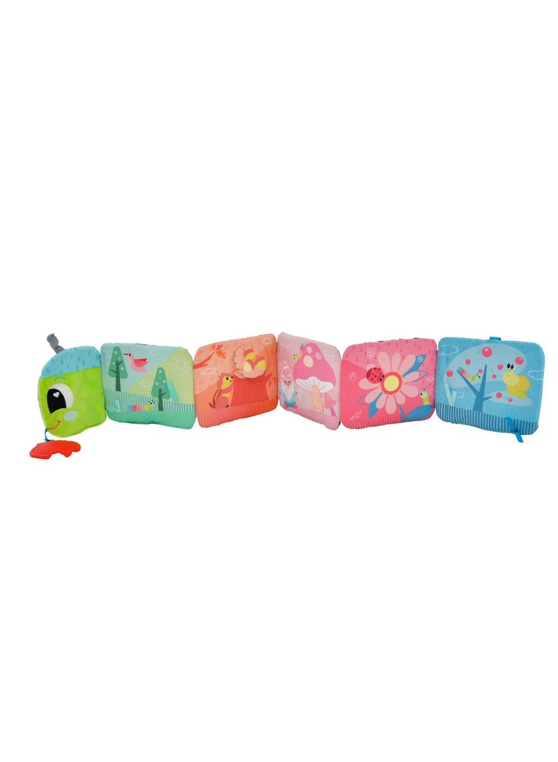 Lamaze LAMAZE Colorful Caterpillar Journey Baby Toy - Sensory Development & Teething Fun for 6+ Months, Multi-Colored Playtime Pal  - Image 4