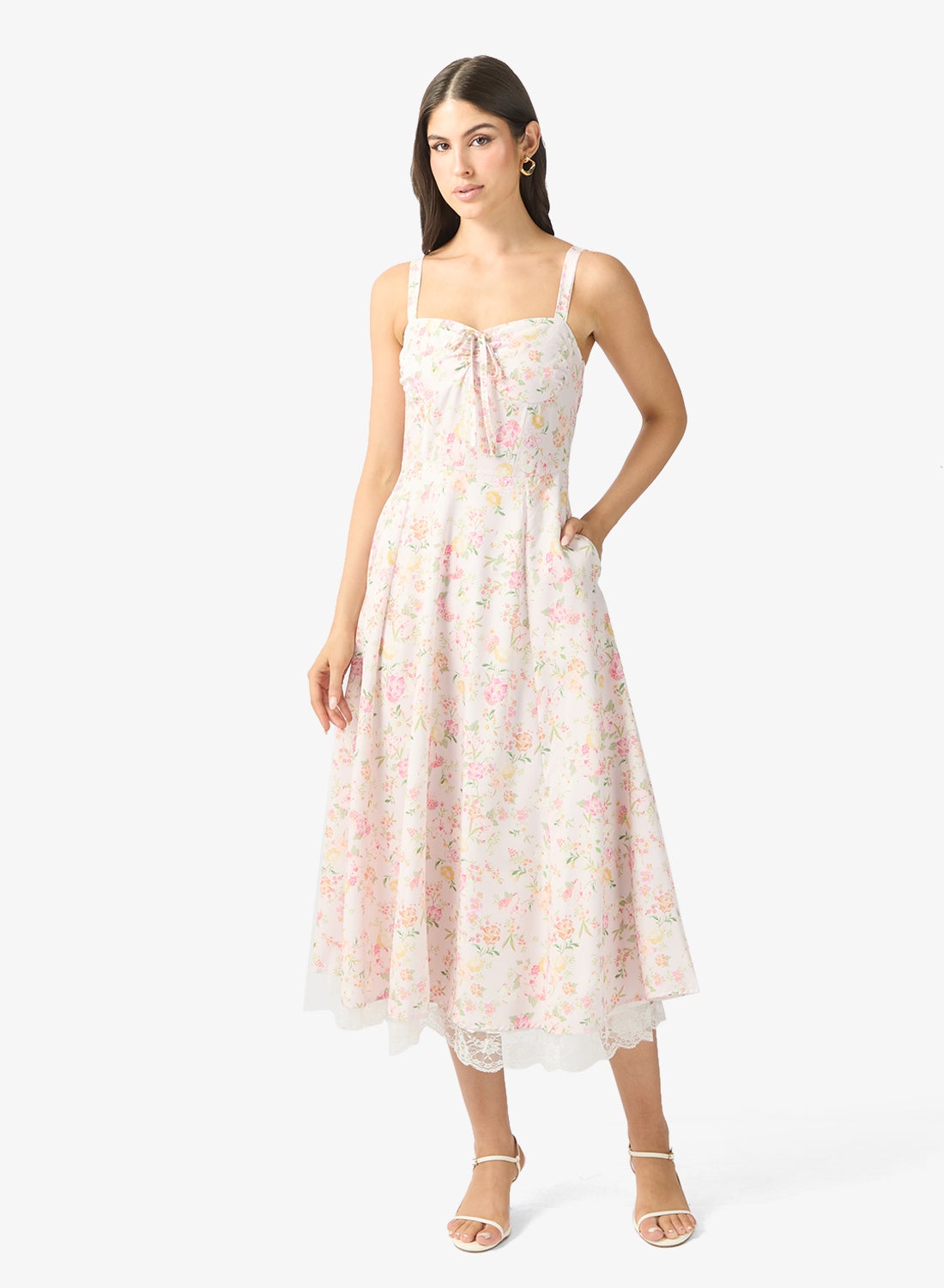 A-line Dress With Princess Waist Cut