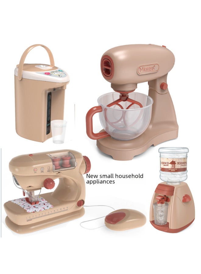 Children's Simulated Electric Light Home Appliance Toys Washing Machine Juicer Coffee Machine Play House Toys-Specifications:129-4SE Vacuum Cleaner (0.28kg) - Image 3