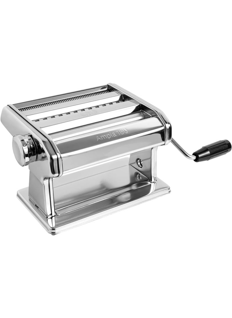 MARCATO MARCATO Made in Italy Ampia 180 Classic Manual Pasta Machine Chrome Steel Makes Lasagne Fettuccine  Tagliolini  - Image 1