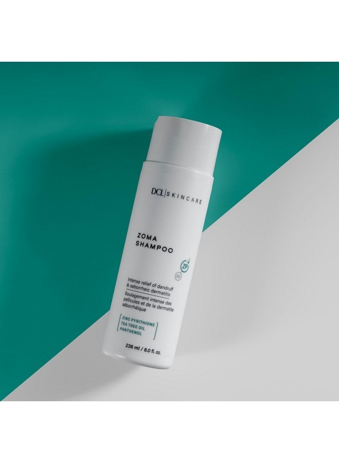 DCL Skincare Zoma Shampoo - Dry Scalp Care with Zinc Pyrithione, Relieves Itching, Flaking, and Dandruff, Seborrheic Dermatitis Treatment, 8 fl oz - Image 5