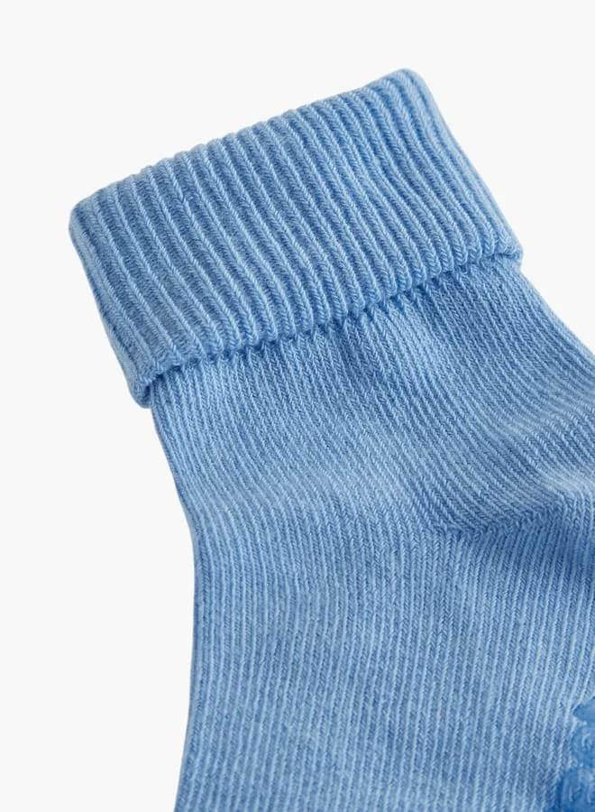 بيرفيت Boys Ribbed Ankle Length Socks - Set of 5