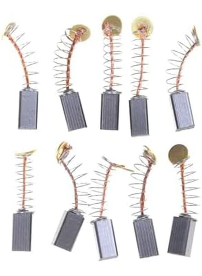 10Pcs 5x5x8mm Carbon Brushes Replacement For Drill Grinder Motor Rotary Tool - Image 1