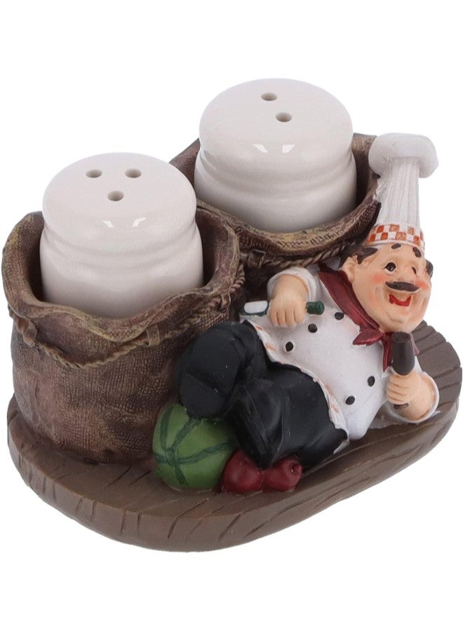 klarako Chef Figurine Decoration Simple Cute Pepper Bottle Holder Chef Statue Crafts Decorations for Kitchen Restaurant Desktop - Image 3