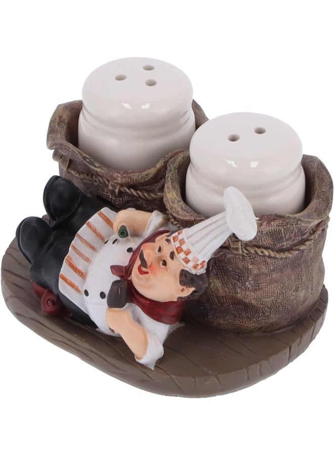 klarako Chef Figurine Decoration Simple Cute Pepper Bottle Holder Chef Statue Crafts Decorations for Kitchen Restaurant Desktop - Image 4