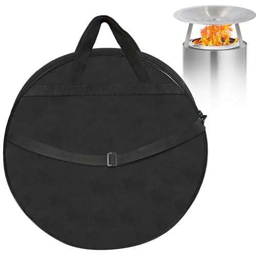 Lunies Heat Deflector Carry Bag for Solo Stove Bonfire Heat Deflector, Medium - Portable Fire Pit Bag Compatible with Bonfire Heat Deflector,Storage Case for Travel & Camping,Protective Accessory, Dia: 25.8” - Image 1