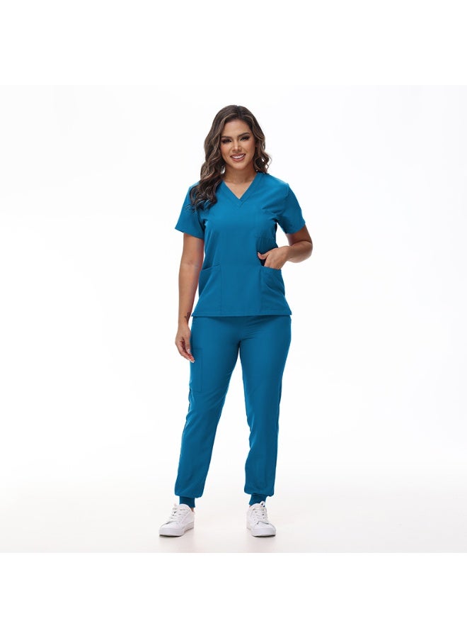 Medical Scrubs Uniform  Doctor and Nurse Uniform Durable Dental Pediatric Quick-Dry Healthcare services Set