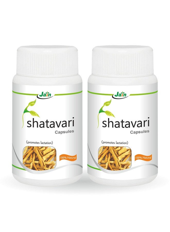 Jain Shatavari Capsules - 60 Count (Pack of 2) - Image 1
