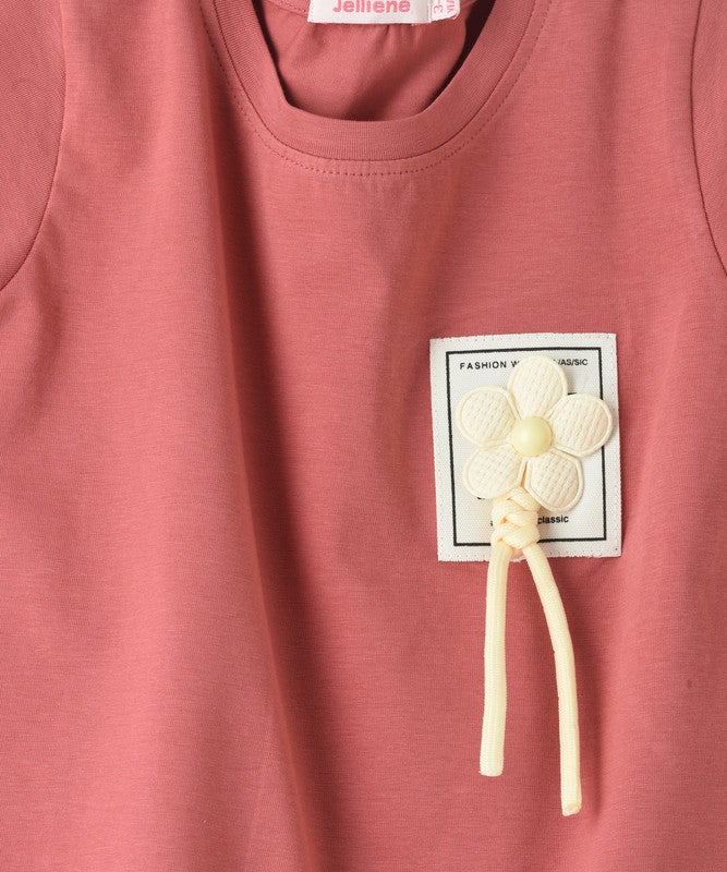 Jelliene YELLOW T-SHIRT WITH FLOWER PRINT - Image 3