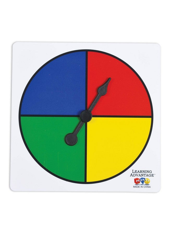 Learning Advantage Fourcolor Spinners Set Of 5 Game Spinner Write On/Wipe Off Surface For Multiple Uses - Image 5