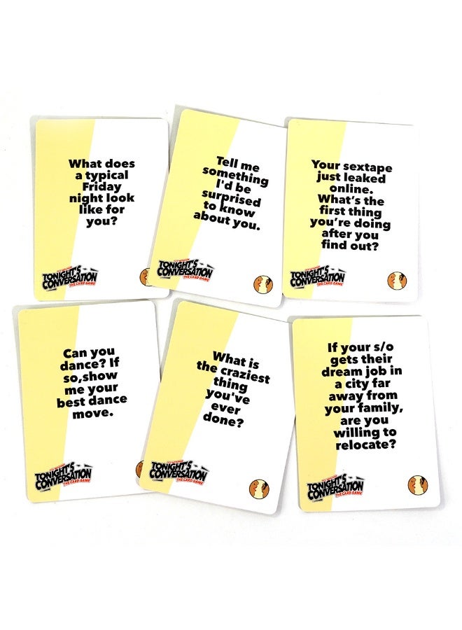 NIBEMINENT Tonight's conversation - the date night version - for two players. Two-player game. Two-player conversation cards. Two-player gathering. - Image 2