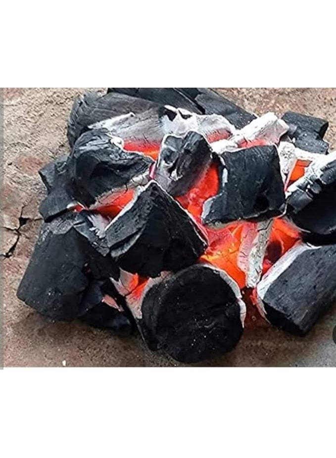 Natural Wood Charcoal for BBQ & Grilling, 3 kg Bag, Fast Ignition Charcoal with Long Burning Performance for Outdoor Cooking - Image 2
