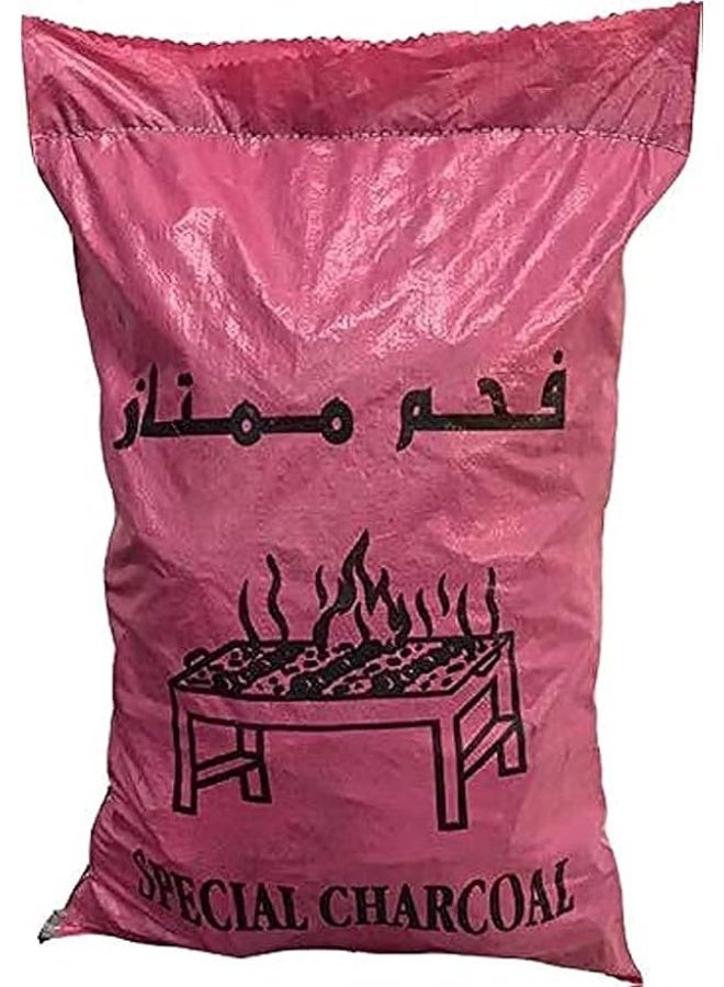 Natural Wood Charcoal for BBQ & Grilling, 3 kg Bag, Fast Ignition Charcoal with Long Burning Performance for Outdoor Cooking - Image 1