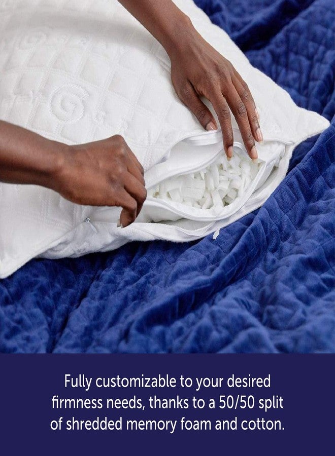Gravity Blanket Memory Foam Pillow, Made from Cotton Hybrid, Queen-Sized 30” x 20”, Customizable Pillow for Better Rest and Sleep - Image 3
