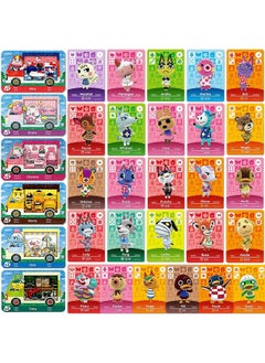 32pcs Mini NFC Cards Series 1-4 Compatible with Animal Crossing Amiibo Cards for Animal Crossing New Horizons