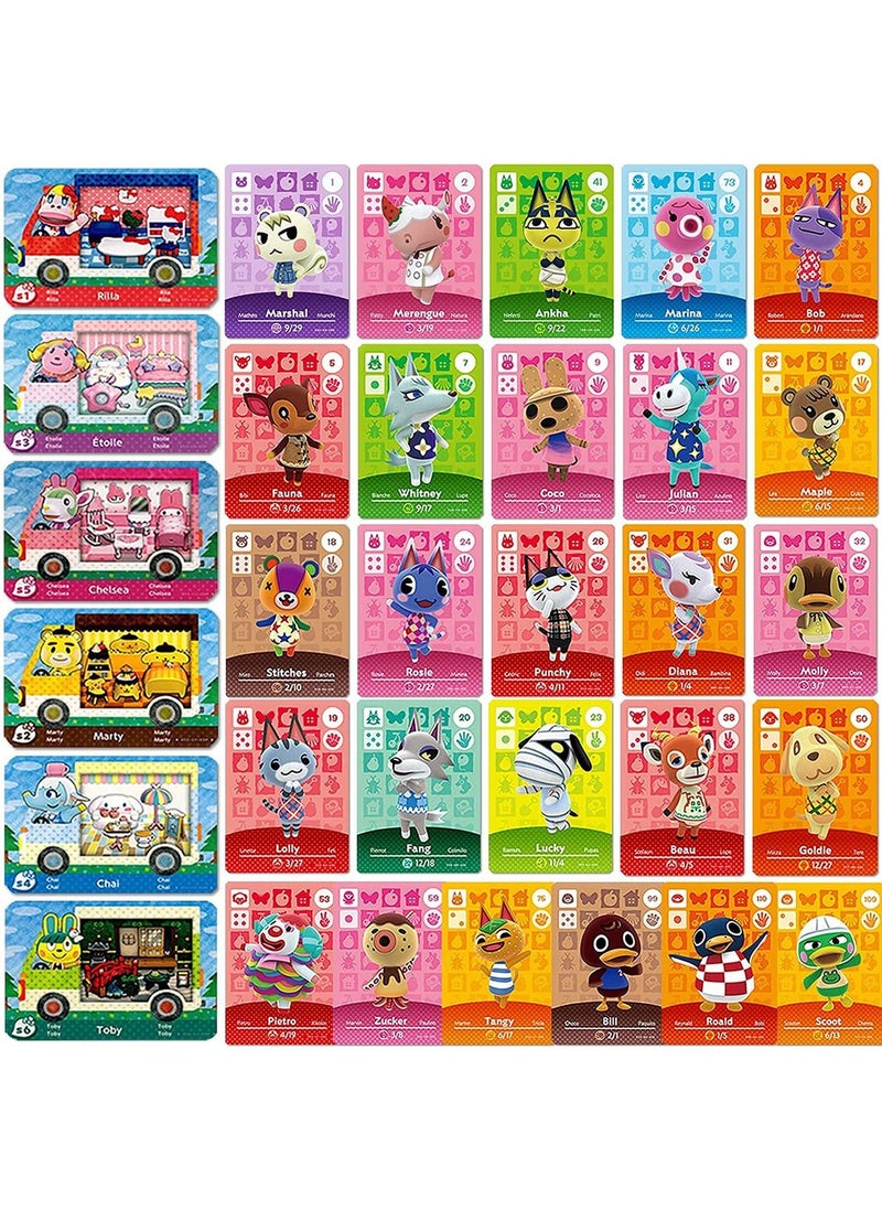 SYOSI - 32pcs Mini NFC Cards Series 1-4 Compatible with Animal Crossing Amiibo Cards for Animal Crossing New Horizons - Image 1