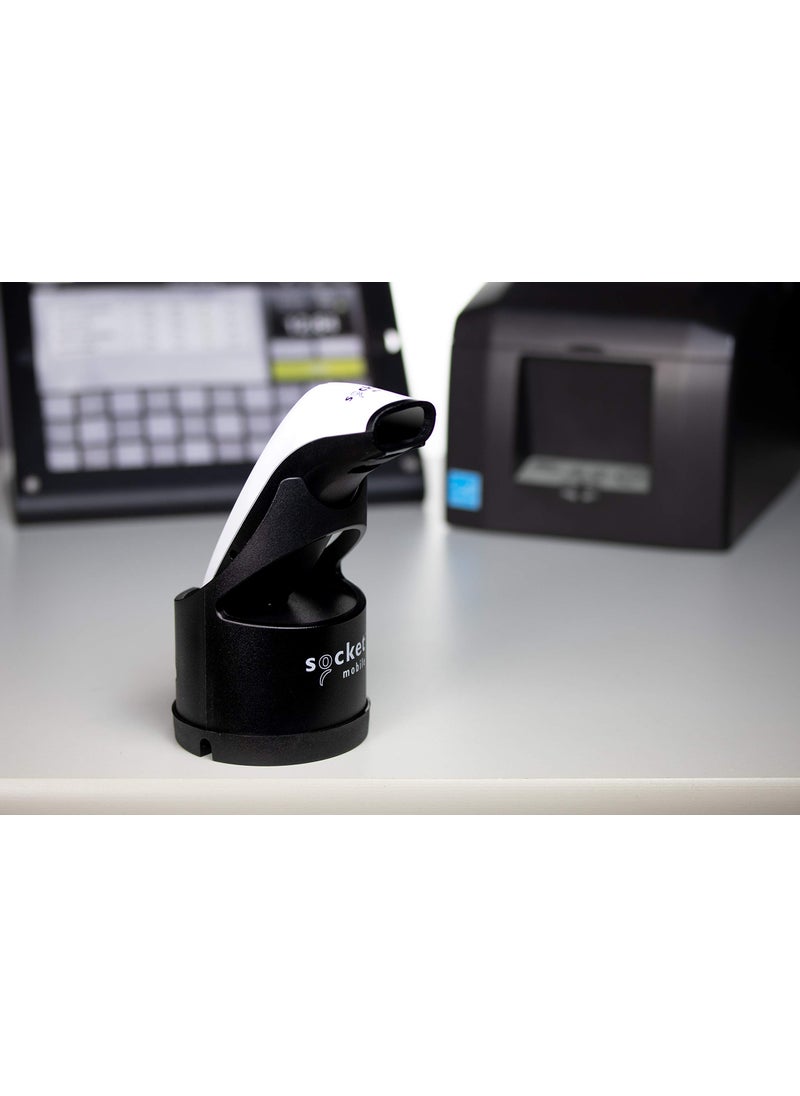 Socket Mobile SOCKET Scan S740, Universal Barcode Scanner, White & Black Dock (CX3447-1910)  - Image 2