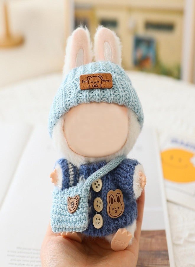 iBayda Total 3 Sets Knit Doll Clothes Accessories for 17cm Dolls Include: 3 Hats, 3 Sweaters, 3 Bags- Soft & Stylish Costume Accessories (Doll and Glasses are Not Icluded) - Image 5