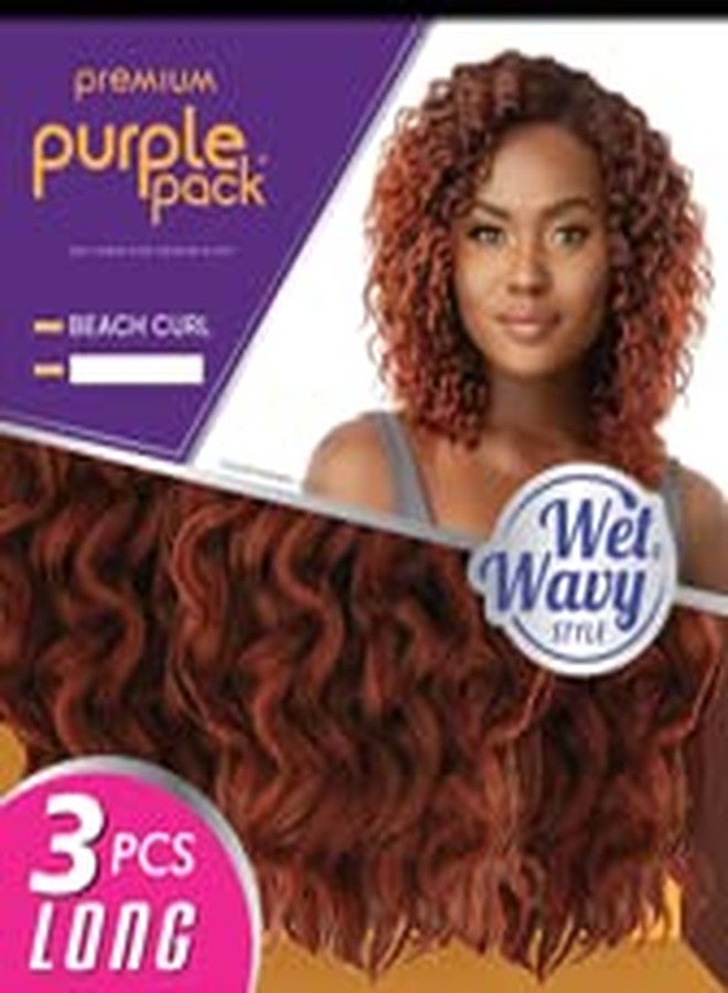 Outre Human Hair Purple Pack 3PCS WET and WAVY STYLE BEACH CURL (1) - Image 4