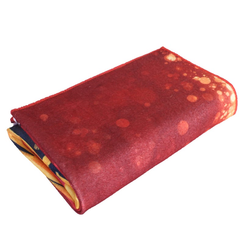 Kuber Industries Kids Bath Towel|Soft Cotton & Sides Stitched Baby Towel|Microfibered Super Absorbent Car Pattern Towel for Infants,Toddler,55x26 Inch (Maroon) - Image 4