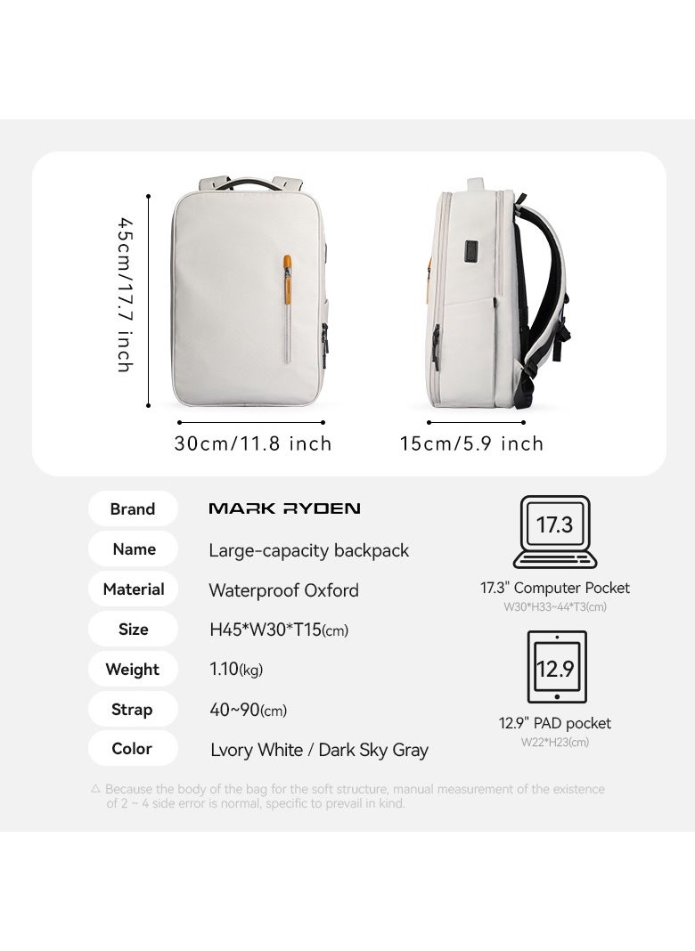 MARK RYDEN MARK RYDEN 9202 Large Capacity 17 inch laptop Business ,Travel,Daily Backpack  - Image 5
