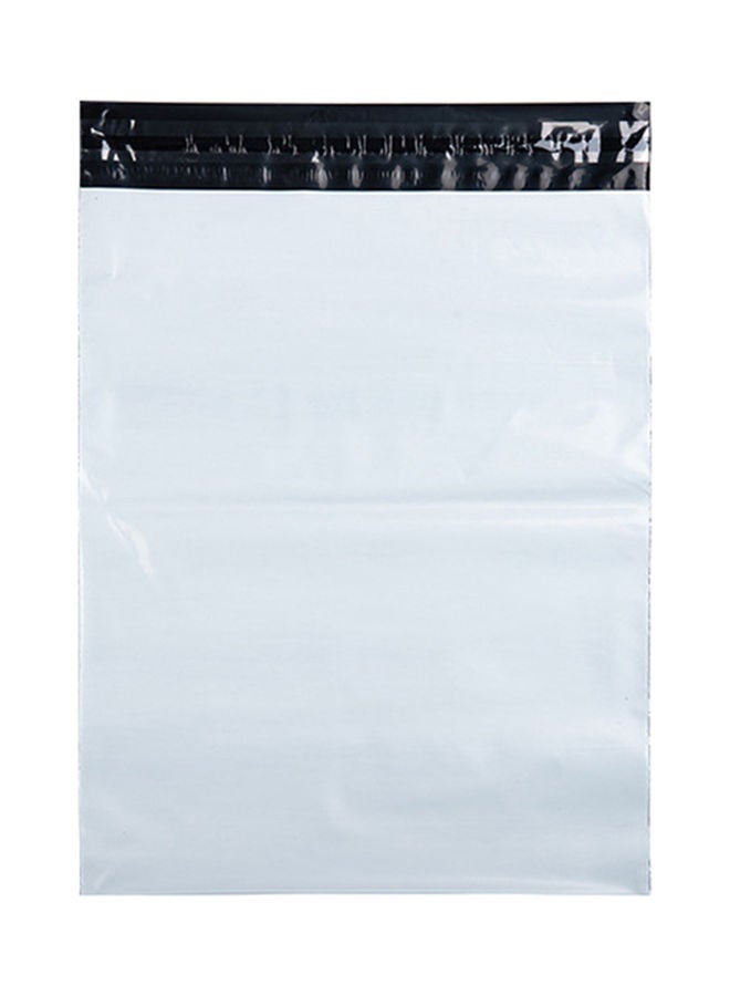 NIBEMINENT 100-Piece Self-Seal Waterproof Shipping Bags Poly Mailers Envelopes Mailing White  - Image 1