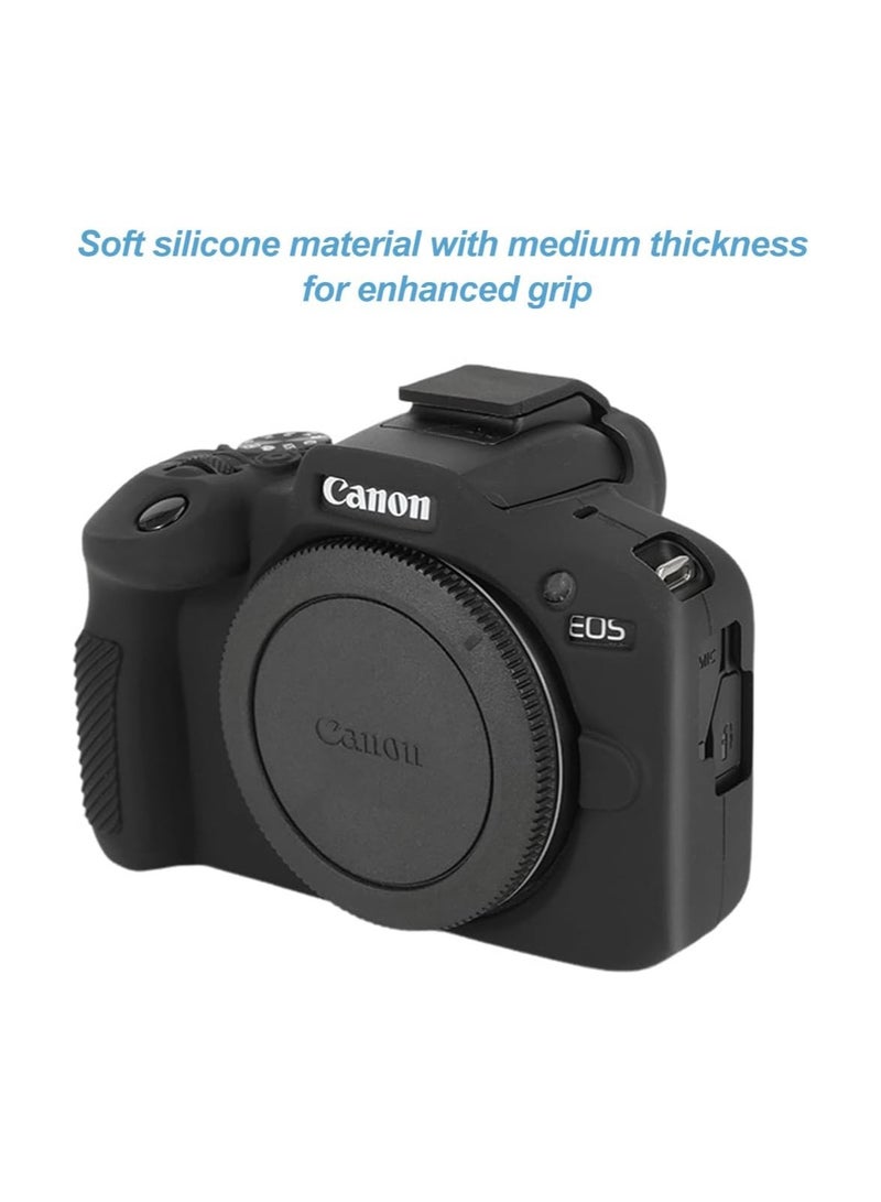 General Case for Canon EOS R100 camera, soft silicone case for skin with EOS R100 screen protector for Canon EOS R100 mirrorless camera silicone case  - Image 5