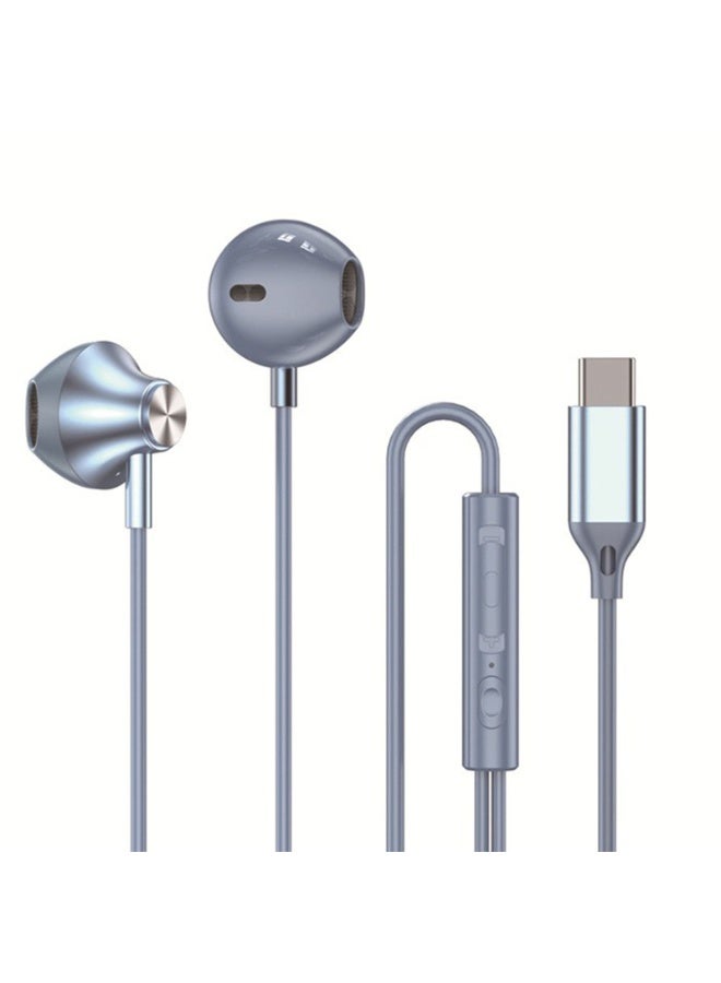Wired Earbuds with Microphone & Volume Control, Type-C In-Ear Headphones, Deep Bass Stereo Sound with Noise Isolation, Comfortable Earphones for Gaming, Music, Calling, - Image 1