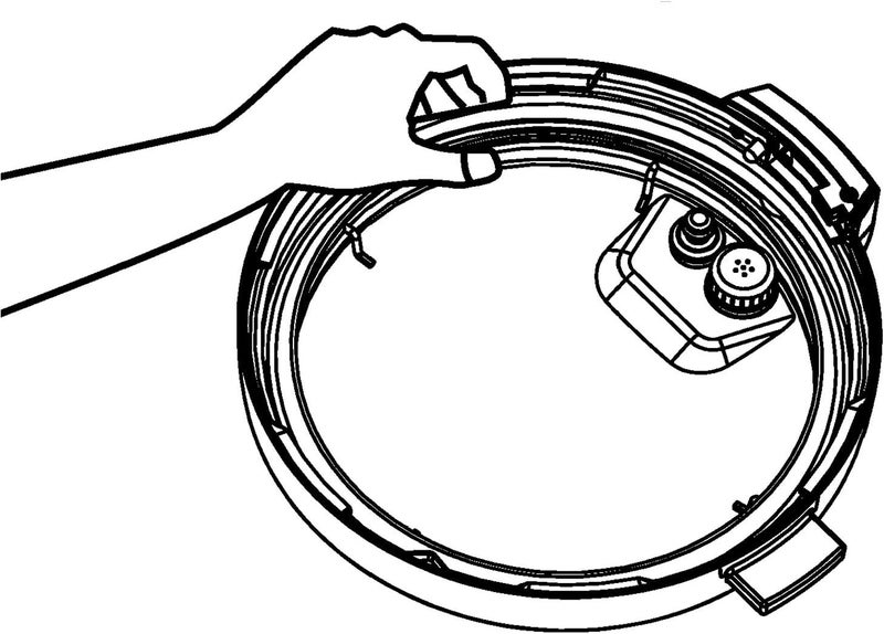 Instant Pot 2-Pack Sealing Ring 8-Qt, Inner Pot Seal Ring, Electric Pressure Cooker Accessories, Non-Toxic, BPA-Free, Replacement Parts, Clear - Image 4