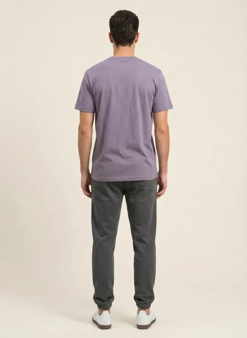 NOBERO Lavender Nobero Regular Fit Co-ord Set for Men for Men | Best Price UAE