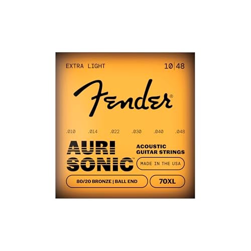 Fender Acoustic Guitar String 80/20 Bronze .010-.048 70XL 730070402 - Image 1