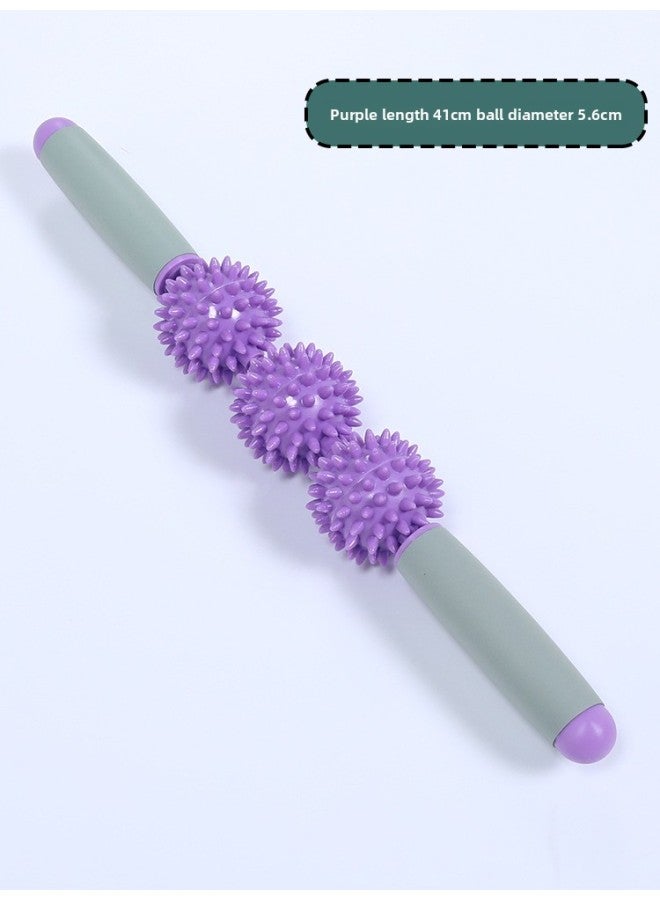 Children's Sensory Training Equipment Ball Massage Stick Home Baby Tactile Sensitive Brush Touch Game Teaching Aids Toys-Color:Massage Stick Purple - Image 1
