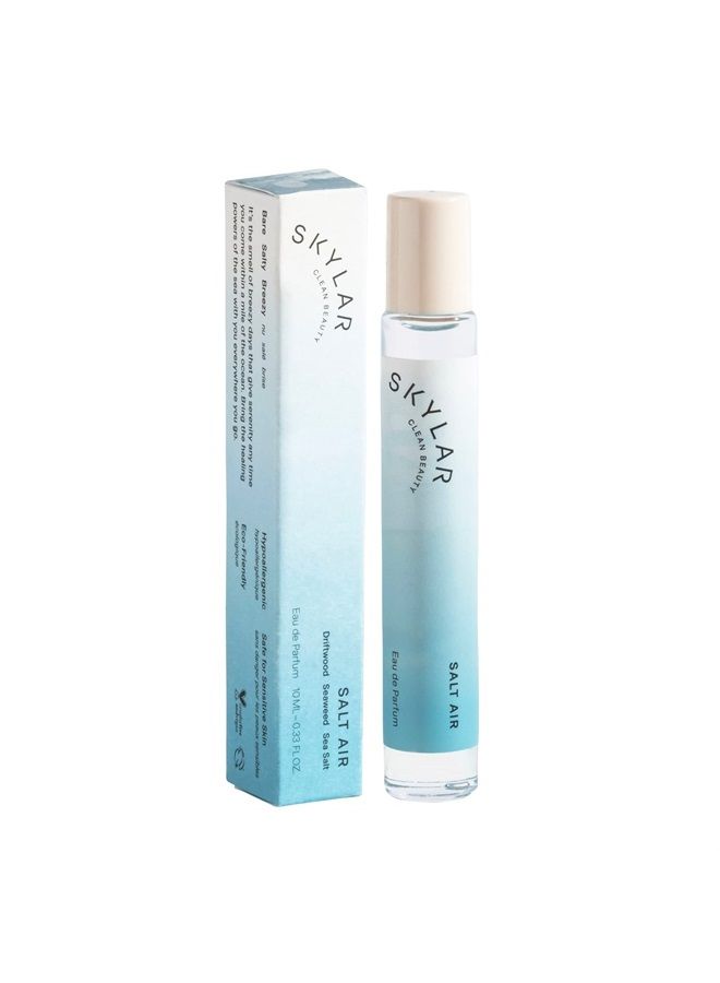 Skylar Salt Air Eau de Perfume - Hypoallergenic & Clean Perfume for Women & Men, Vegan & Safe for Sensitive Skin - Fresh Perfume with Notes of Driftwood, Sea Salt & Seaweed - (10mL /0.33 Fl oz) - Image 1