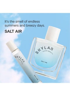 Skylar Salt Air Eau de Perfume - Hypoallergenic & Clean Perfume for Women & Men, Vegan & Safe for Sensitive Skin - Fresh Perfume with Notes of Driftwood, Sea Salt & Seaweed - (10mL /0.33 Fl oz)  - Image 2