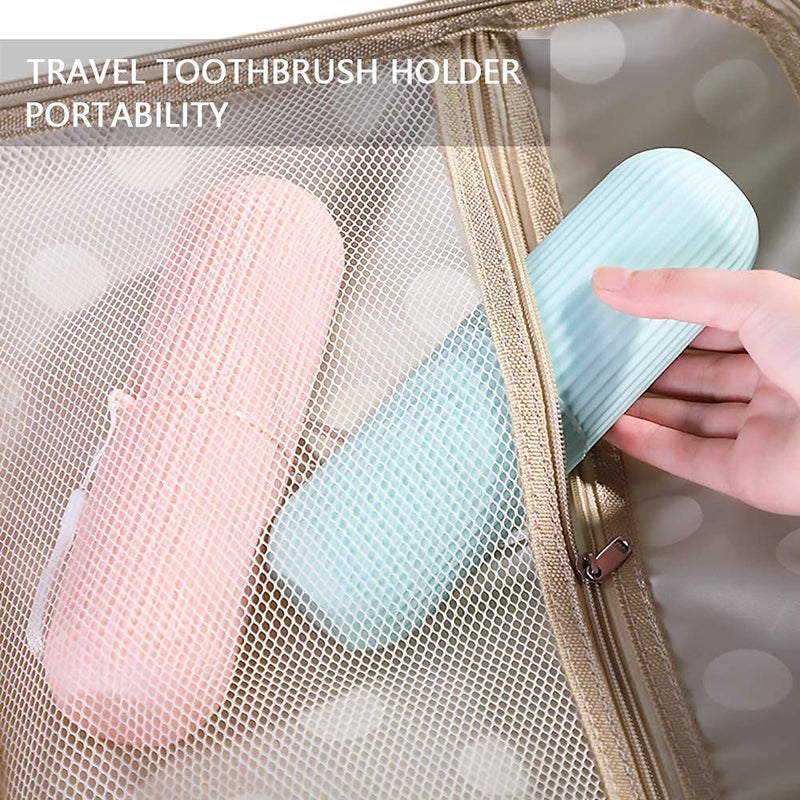 MEETO Capsule Shape Toothbrush Holder/Multipurpose Storage Holder/Cover Organizer for Bathroom and Travel Use, Random Color (Pack of 1) - Image 2