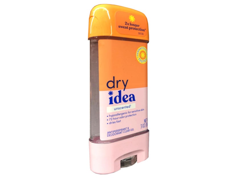 Dry Idea Clear Gel Anti-Perspirant & Deodorant, Advanced Dry, Unscented Hypo-Allergenic, 3.0 Ounce Tubes Packaging May Vary (Pack of 4) - Image 4