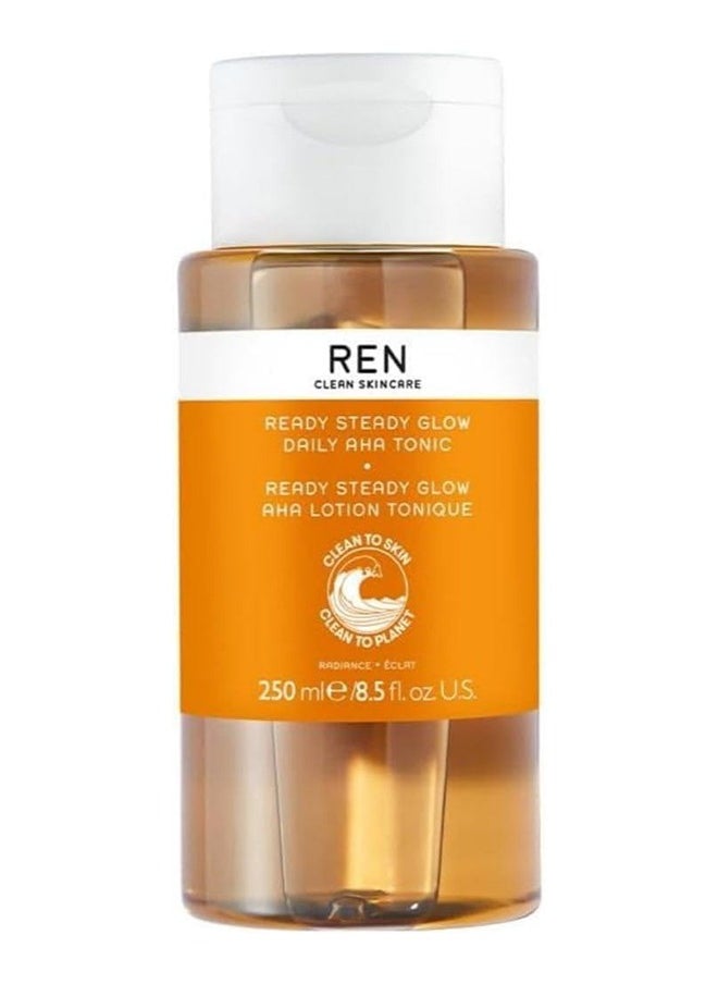 REN CLEAN SKINCARE - REN Clean Skincare AHA Glow Tonic 250 ml - Image 1