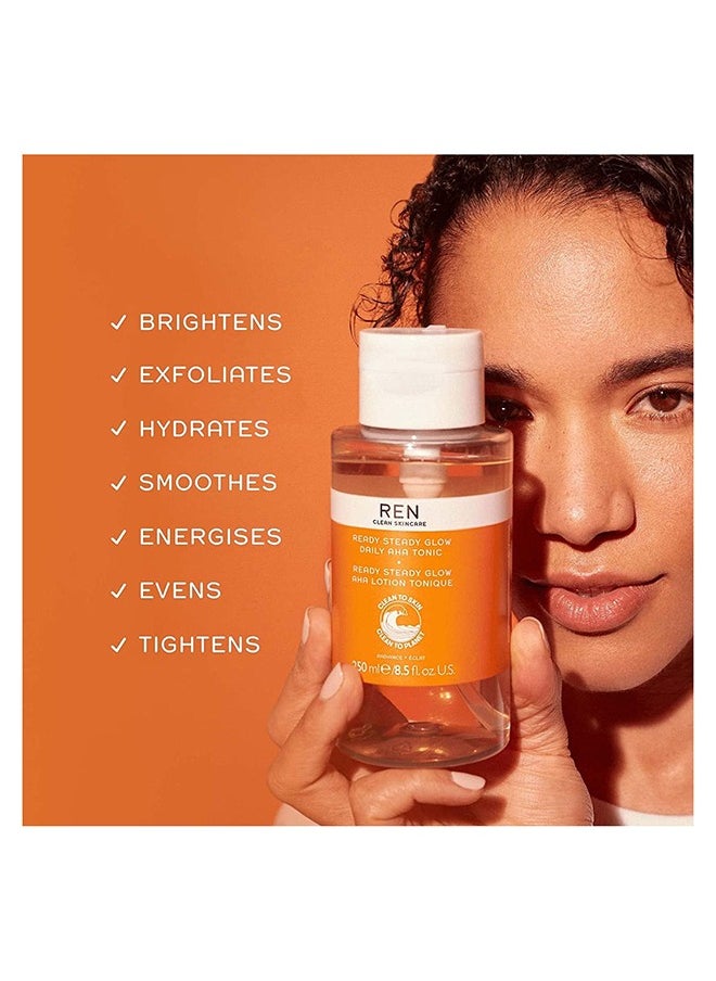 REN CLEAN SKINCARE - REN Clean Skincare AHA Glow Tonic 250 ml - Image 1