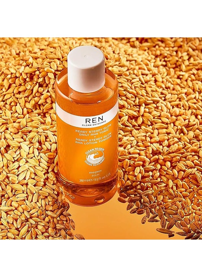 REN CLEAN SKINCARE - REN Clean Skincare AHA Glow Tonic 250 ml - Image 1