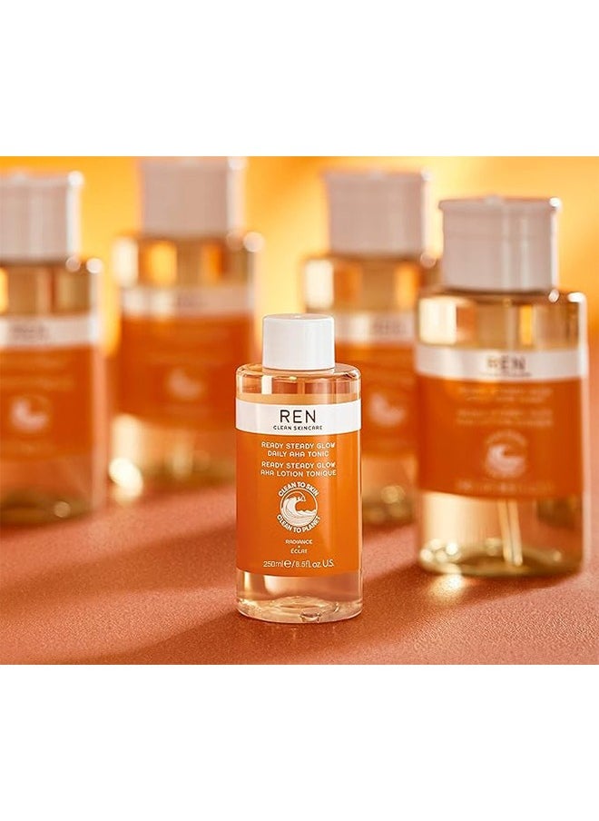 REN CLEAN SKINCARE - REN Clean Skincare AHA Glow Tonic 250 ml - Image 1