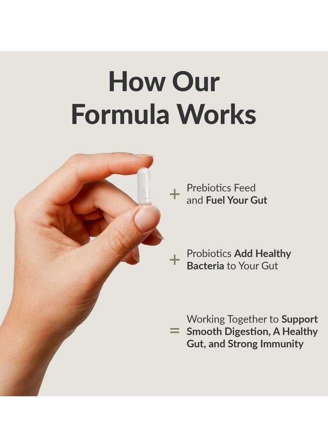 BIOptimizers Probiotic Breakthrough, Proteolytic Prebiotics & Probiotics Supplement - Lactobacillus Plantarum OM for Immune, Bloating & Gut Relief Support, 60 Vegan Capsules - Image 4