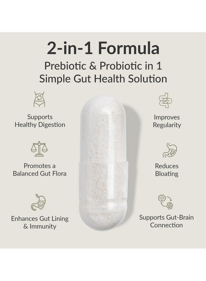 BIOptimizers Probiotic Breakthrough, Proteolytic Prebiotics & Probiotics Supplement - Lactobacillus Plantarum OM for Immune, Bloating & Gut Relief Support, 60 Vegan Capsules - Image 2