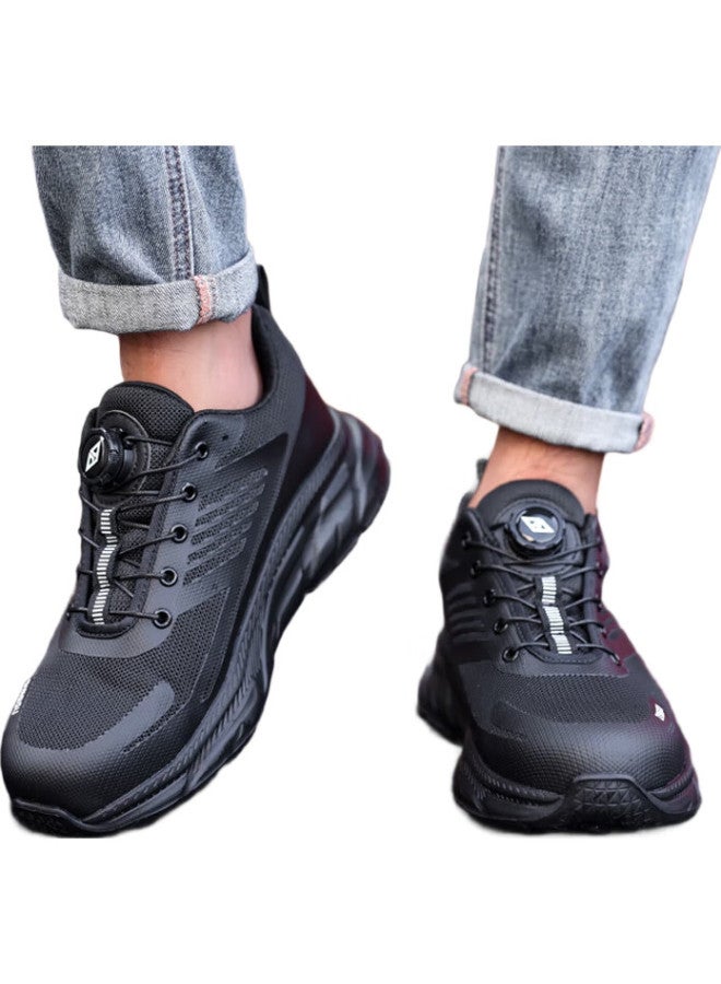 Dinggu أحذية السلامة بحزام ذكي، أحذية عمل خفيفة ومريحة، [أفضل نموذج لجميع الفصول] Jd1322Hei41 - Image 1