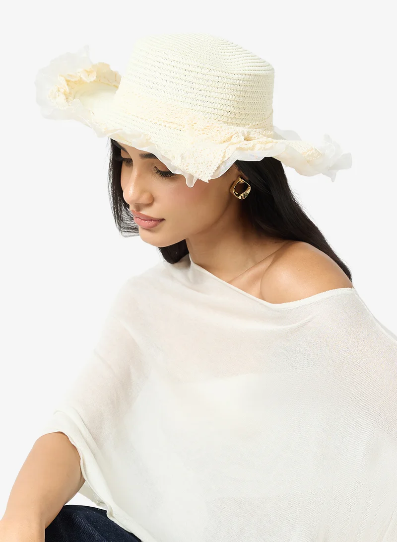 Rafia Fedora Straw Hat