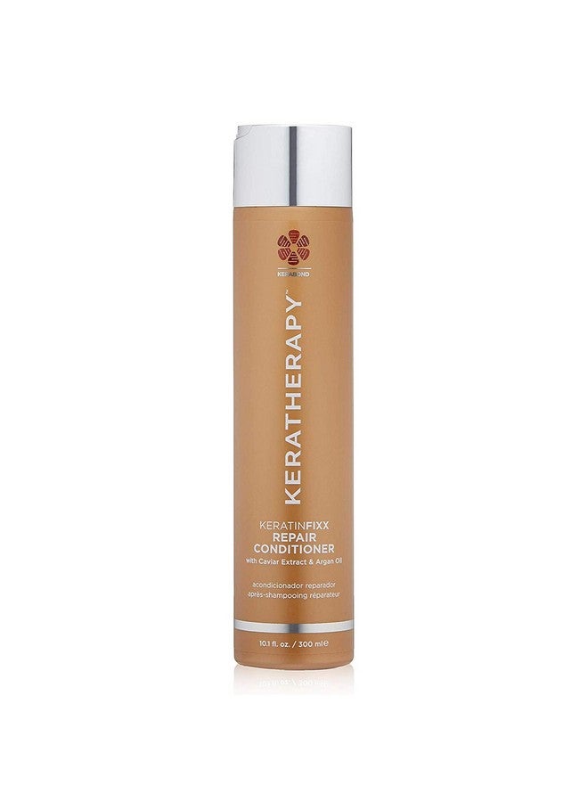 KERATHERAPY Keratin Infused Keratinfixx Repair Conditioner 10.1 Fl. Oz. 300 Ml Repair Conditioner For Dry Damaged Or Frizzy Hair With Caviar Extract Argan Oil & Kerabond To Repair Breakage - Image 1