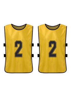 Y&D Sports Pinnies Numbered Practice Vest Pennies For Soccer Basketball Jersey Bibs,Set Of 12 Youth Adults Team  - Image 2