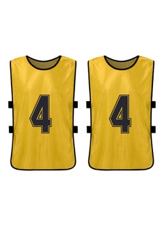 Y&D Sports Pinnies Numbered Practice Vest Pennies For Soccer Basketball Jersey Bibs,Set Of 12 Youth Adults Team  - Image 3