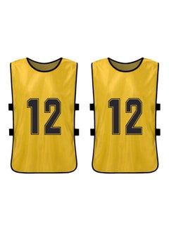 Y&D Sports Pinnies Numbered Practice Vest Pennies For Soccer Basketball Jersey Bibs,Set Of 12 Youth Adults Team  - Image 4