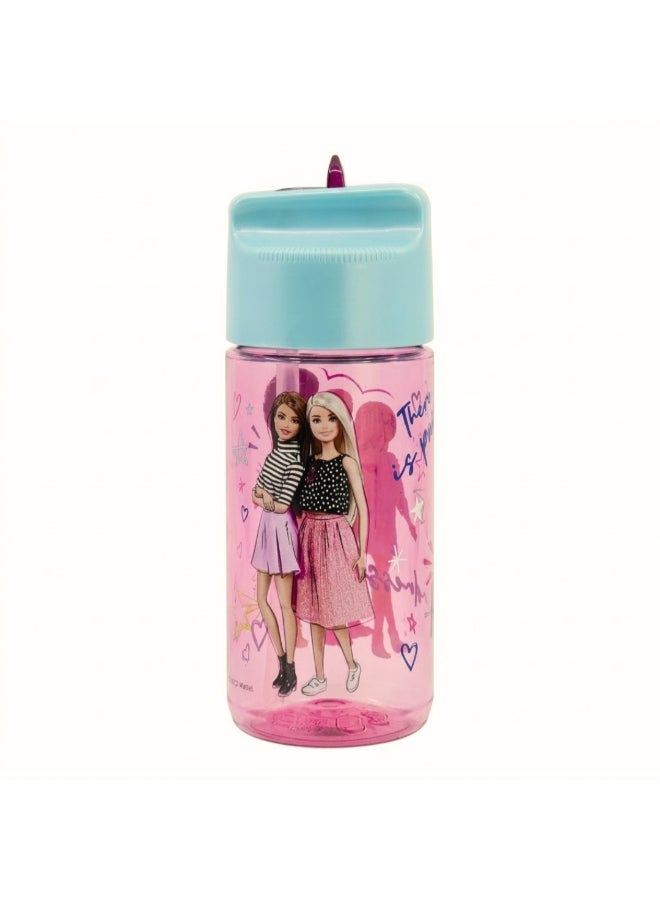 Stor Barbie Ecozen Hydro Water Bottle for Kids – 430ml BPA-Free Leakproof Sipper Bottle with Durable Ecozen Material, Lightweight School Water Bottle for Daily Hydration, Travel & Outdoor Use - Image 1